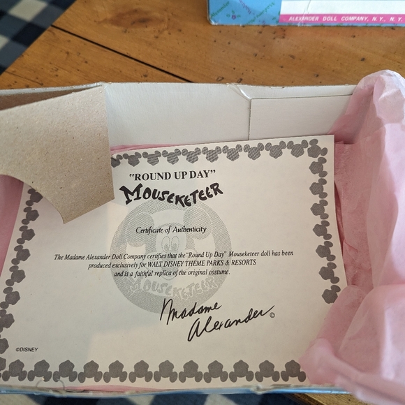 Madame Alexander 8" Mouseketeer Round Up Doll/Special Edition! - Picture 6 of 8